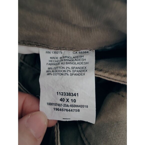 Wrangler Men's Beige Relaxed Fit Cargo Shorts 41x9.5 - Picture 7 of 9